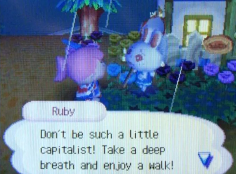Animal Crossing: Don't be such a capitalist and chill