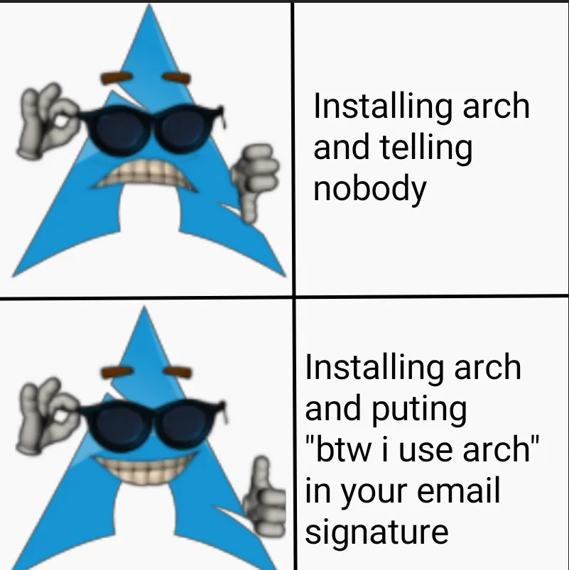 btw I use arch meme
