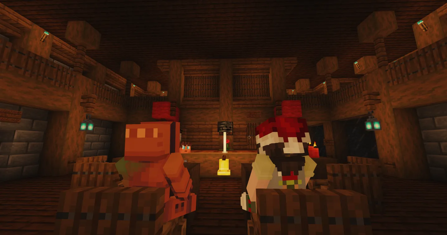 Minecraft Winter project server screenshot